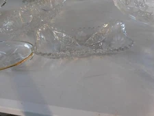 American Brilliant Cut 11" Elongated Glass