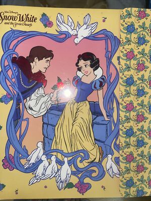 RARE disney binder finder trapper snow white 90s | eBay