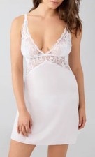 Victorias Secret Lace White Nightgown Bridal Lingerie Satin XL Cami Dress Sleep