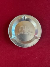 1980's, McDonald's, "Un-Used", Aluminum Ashtray (Scarce / Vintage)