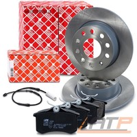 Febi Bilstein Bremsscheiben +BremsbeläGe +Warnkontakt Hinten U.A. FüR MERCEDES-B