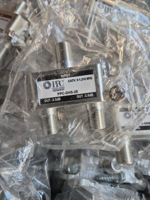 Lot 11 Coaxial Cable Modem Digital Splitter Belden PPC-GHS-2E 1:2 1 