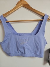 Image of Reebok Bralette Crop Top Lilac Glow Size M