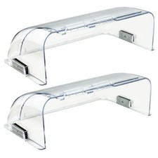 Heating  Air Vent Deflector for Vents, Sidewall, Ceiling, Floor 2 Pack Clear