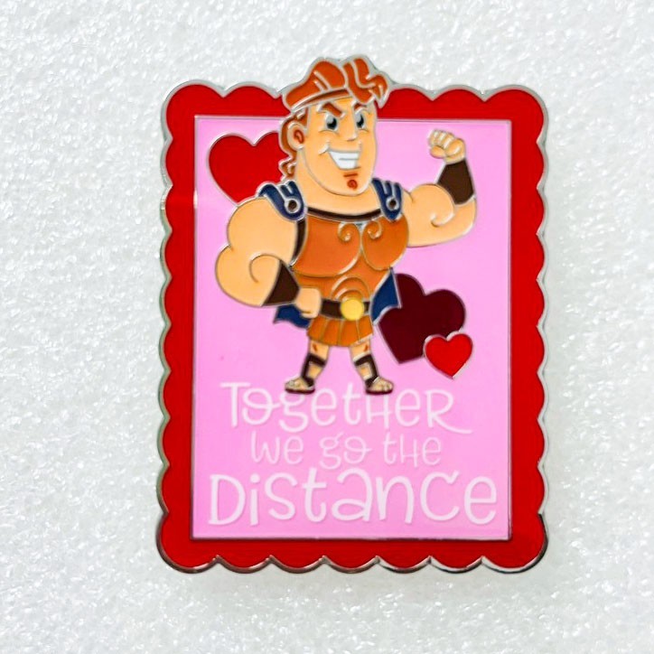 Disney Hercules Together We Go The Distance Valentine’s Day 2026 Mystery Box Pin