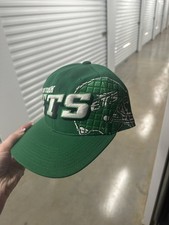 New York Jets Sports Specialties Grid NFL Pro Line Vintage Snapback Cap Hat MINT