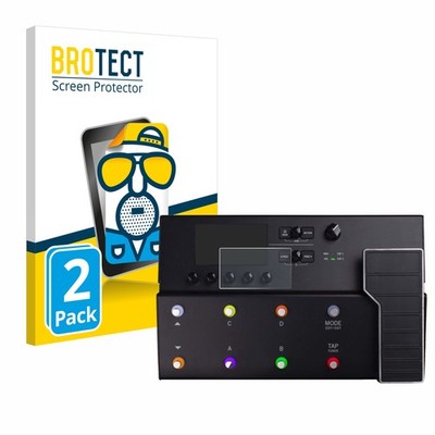 2x Schutzfolie Matt für Line 6 POD Go Displayschutz Antireflektierend
