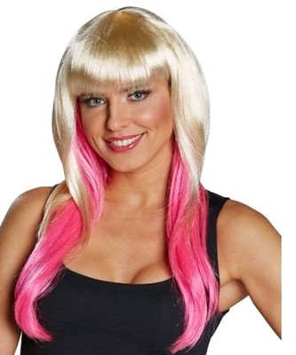Candy Perücke Perruque Rose Coupe Wig Rubies Deutschland Fasching Haarre Party