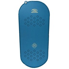 Highlander Self-inflating Kip Mat Deep Blue COMPACT 30mm Camping SM130-DB