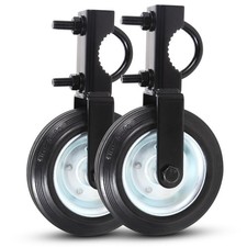 6" Gate Helper Wheels for Metal Swing Gate with 1-5/8" Thru 2" Gate Frames, H...
