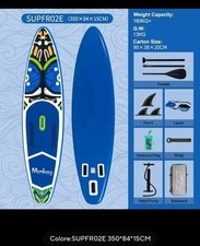 Tavola SUP Gonfiabile Tavola da Paddle in Piedi Pagaia Pompa Tavola da Surf