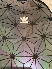 Adidas Originals Reflective Backpack Holographic Geometric Bag School Gym