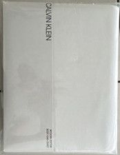 Calvin Klein Modern Cotton Body King Duvet Cover White 100 Cotton Buttons