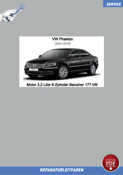 VW Phaeton 3D (01-16) Reparaturanleitung Motor 3,2 L Benziner 177 Kw PDF-image
