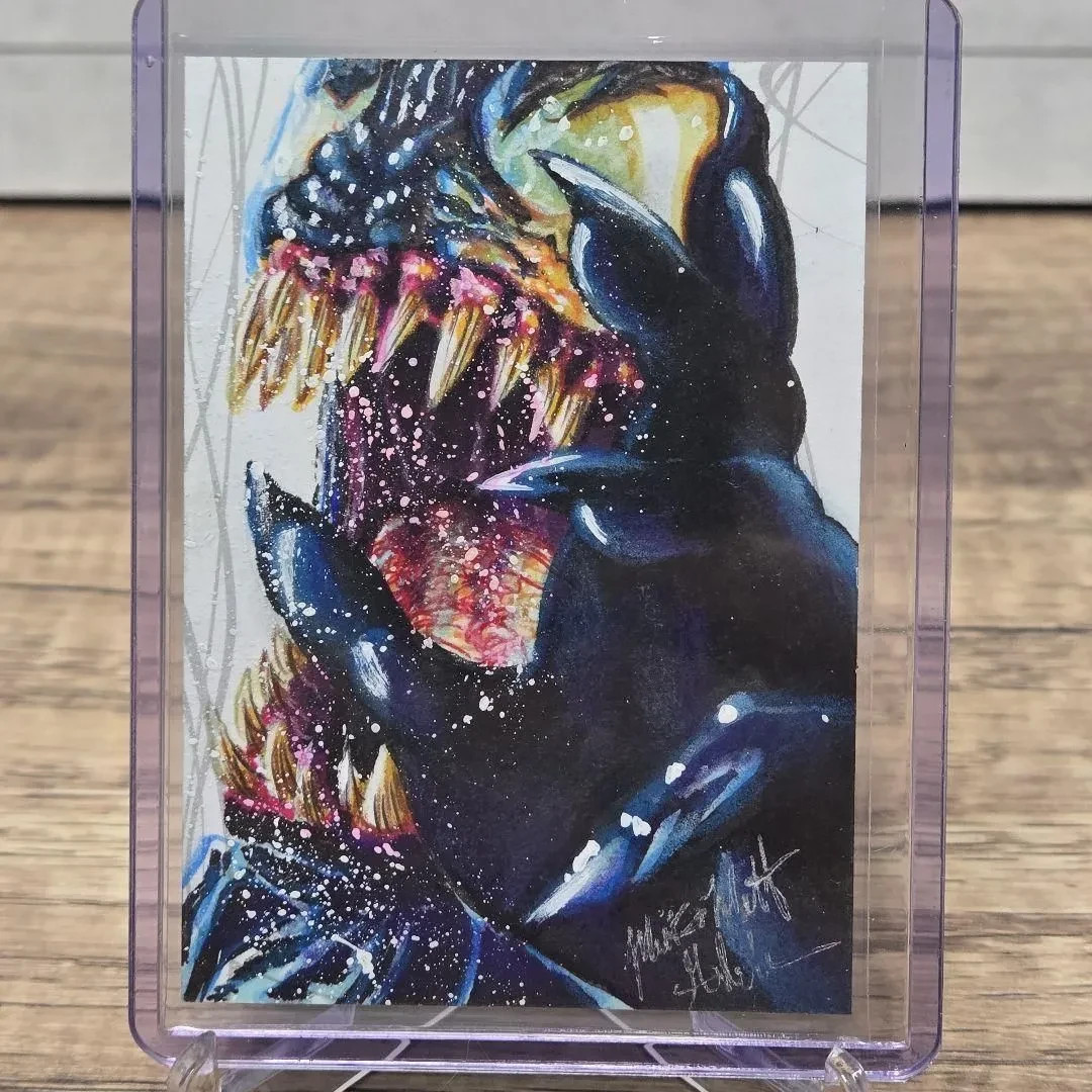 2020 Marvel Masterpieces Venom Sketch by Mick and Matt Glebe (Amazing)
