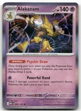 Alakazam #56/132 (Holo) (NM) ME01: Mega Evolution MEG Pokemon