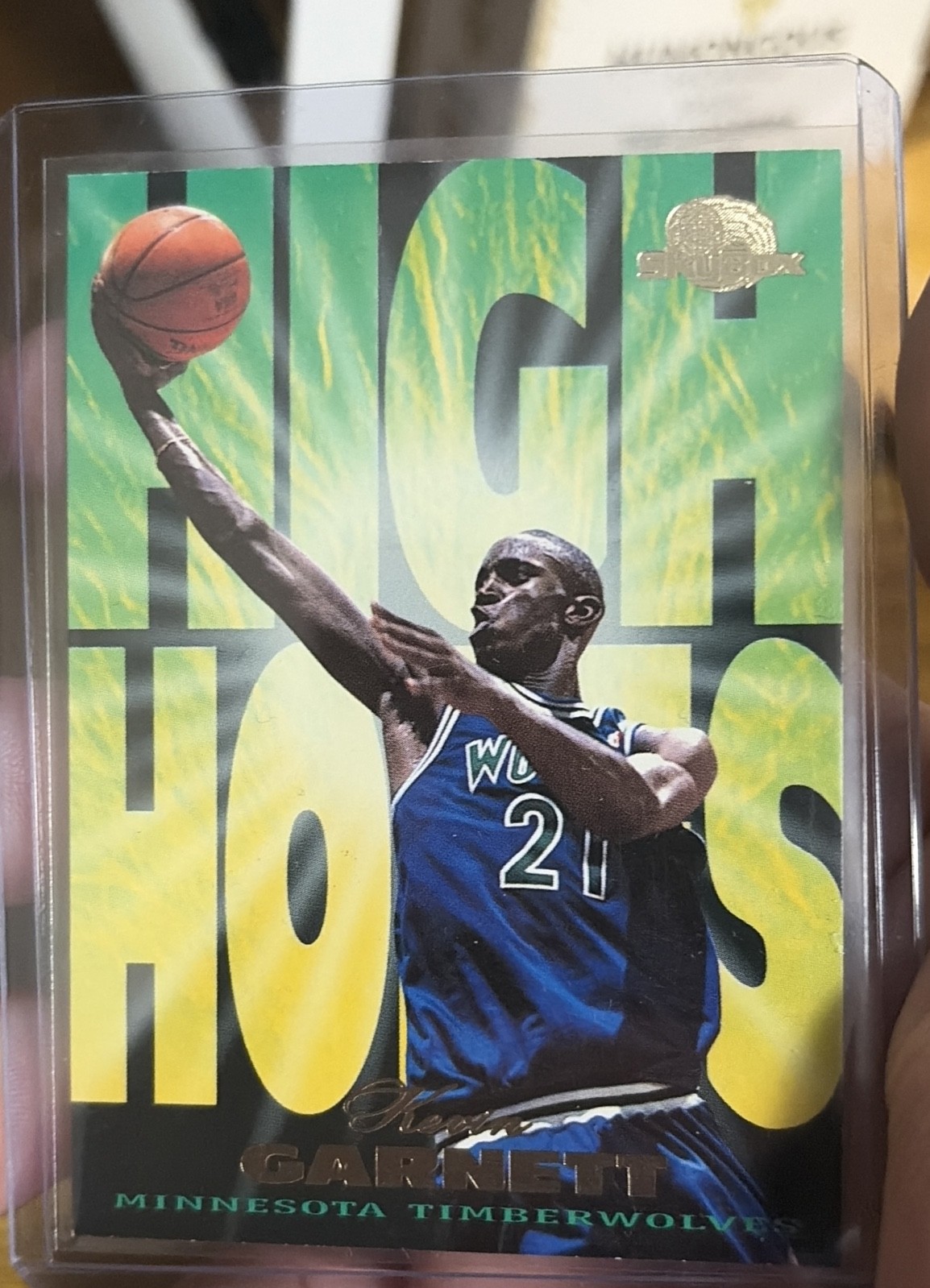 1995-96 Skybox Premium - High Hopes Kevin Garnett #HH10 (RC)