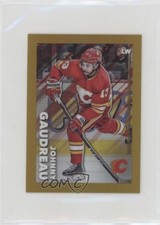 2022 Topps Chrome NHL Sticker Collection Gold Refractor /50 Johnny Gaudreau 8m5