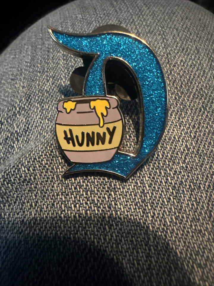 LLAVE DE DISNEYLAND DLR 70º misterio oculto d pin pooh hunny pot espalda dorada/brillo Foto 3 de 3