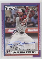 2025 Update 1990 Topps Baseball DaShawn Keirsey Jr #90B2-DKE Auto tw0