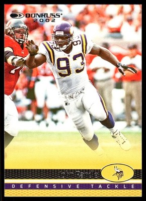 John Randle 2022 Donruss #37 Vikings NFL READ FREE SHIPPING AutographDen