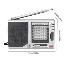 Diverse Reception Compact Operated Radio Perfect For Travel Use
