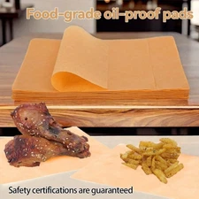 100/200 Pcs Non-Stick Unbleached Parchment Baking Paper 9x13inc Half-Paper Size