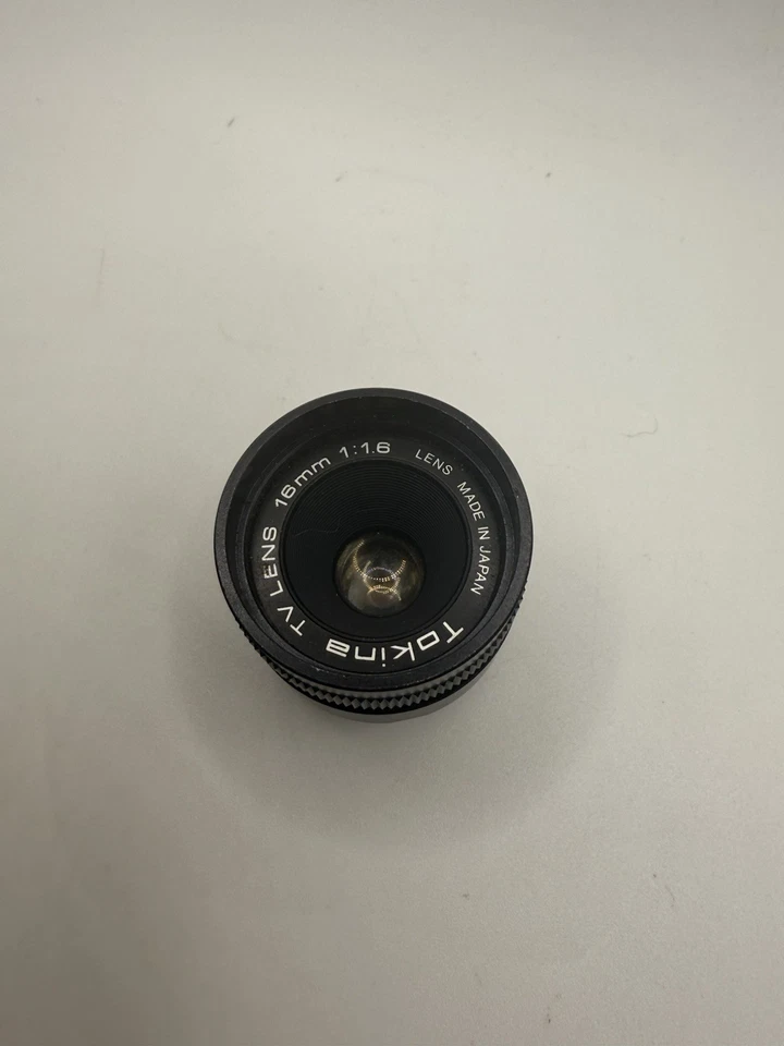 Tokina TV Lens 16mm f/1.6 C-Mount Tested Working No Caps Pre-Owned ✔️✔️ - Image 3 of 4