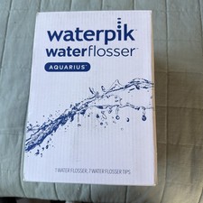 Waterpik Aquarius Water Flosser WP-660C Classic White 7 Tips OPEN BOX UNUSED