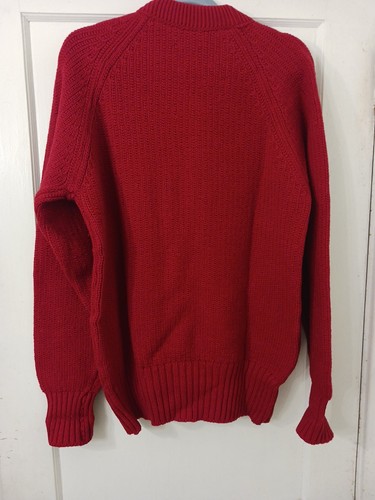 Vintage Pendleton Sweater Men's Large Red 100% Virgin Wool USA. - Picture 7 of 11