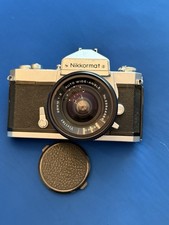 Nikon Nikkormat FTN 35mm SLR Film Camera w/ 1:2 28mm lens