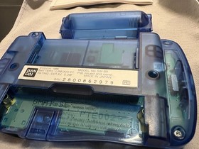 WonderSwan Console Skeleton Blue CIB Complete Free Game US SELLER