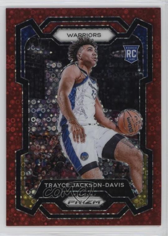 2023-24 Panini Prizm Fast Break Red /100 Trayce Jackson-Davis #148 Rookie RC
