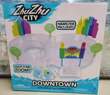 Zhu Zhu City DOWNTOWN STARTER SET with Sofia Interactive Hamster Plush