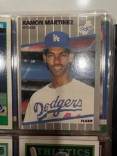 1989 MINT Fleer-Ramon Martinez #67 (Rookie Card) CLASSIC PRESERVED COLLECTIBLE 