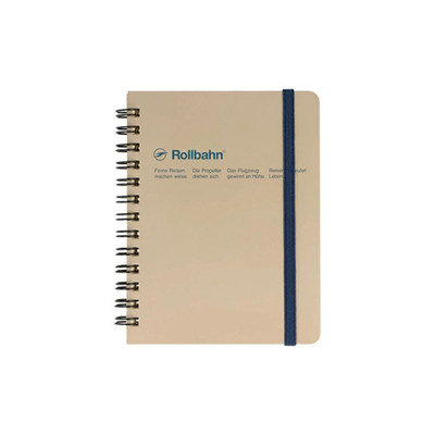 Delfonics Rollbahn Spiral Classic Notebook: 4-1/2 in. x 5-1/2 in. (Greige) *pock