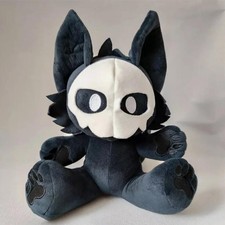 25cm Horror Black Puro Stuffed Plush Doll Sit Toy Birthday Christmas Party Gift