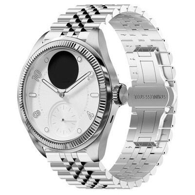with Withings Bands, 18mm, 20mm Solid Stainless Steel Metal Band with Butterf...