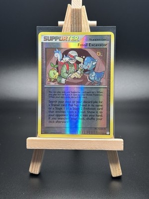 Fossil Excavator 111/123 Mysterious Treasures Reverse Holo