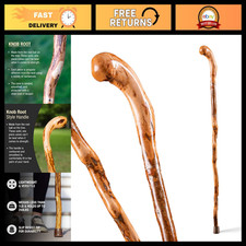 Sturdy Wooden Walking Canes for Men Women, Stable Senior Walking Sticks, USA M