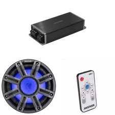 Kicker Marine KPX500.1 Powersports Amp 10" 4 Ohm Premium Marine Free-Air Su...