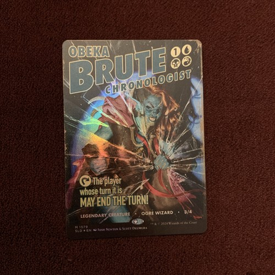#ad Obeka Brute Chronologist Rainbow Foil Secret Lair Drop Foil $13.85