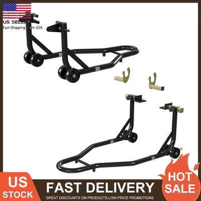 #ad 850 LBS Sport Bike Motorcycle Stand Frontamp;Rear Wheel Lift Swingarm Paddock Stand $53.10