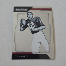 2019 Panini Prizm Draft Picks Joe Namath #48 Alabama Crimson Tide Football Card