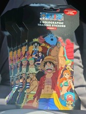 5 X Pack LOT One Piece Series 2 Holographic 5 Stickers Per Pack Luffy 2026