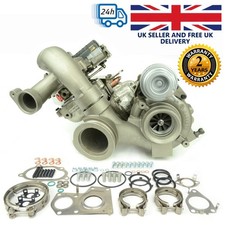 Bi Turbocharger Audi A6 A7 Q5 SQ5 3.0 TDI 230 kW /313 BHP Turbo 805713 + GASKETS