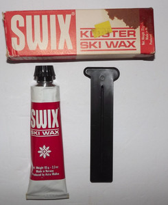 Vintage 1970's Swix Klister Ski Wax New Old Stock Imperfect Box