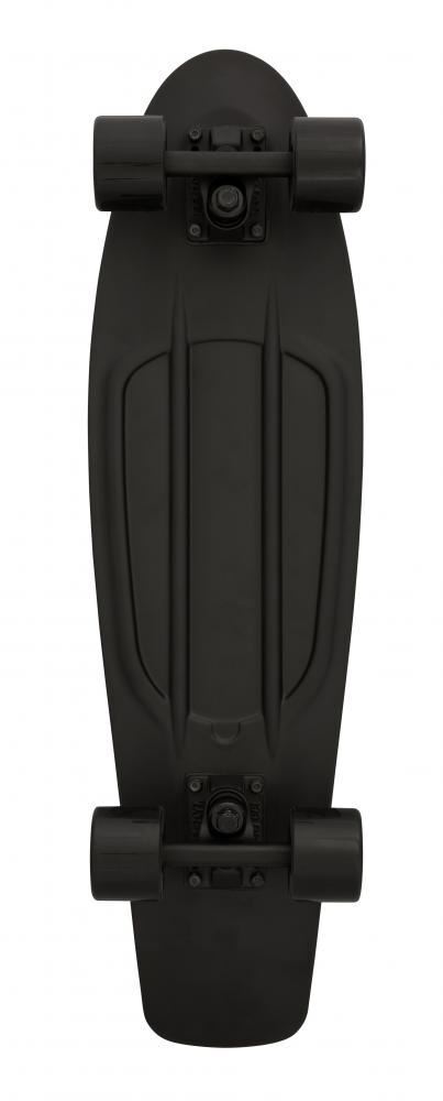 D Street Cruiser Triple Black Complete Cruiser Skateboard - 6.9"" x 27.0""