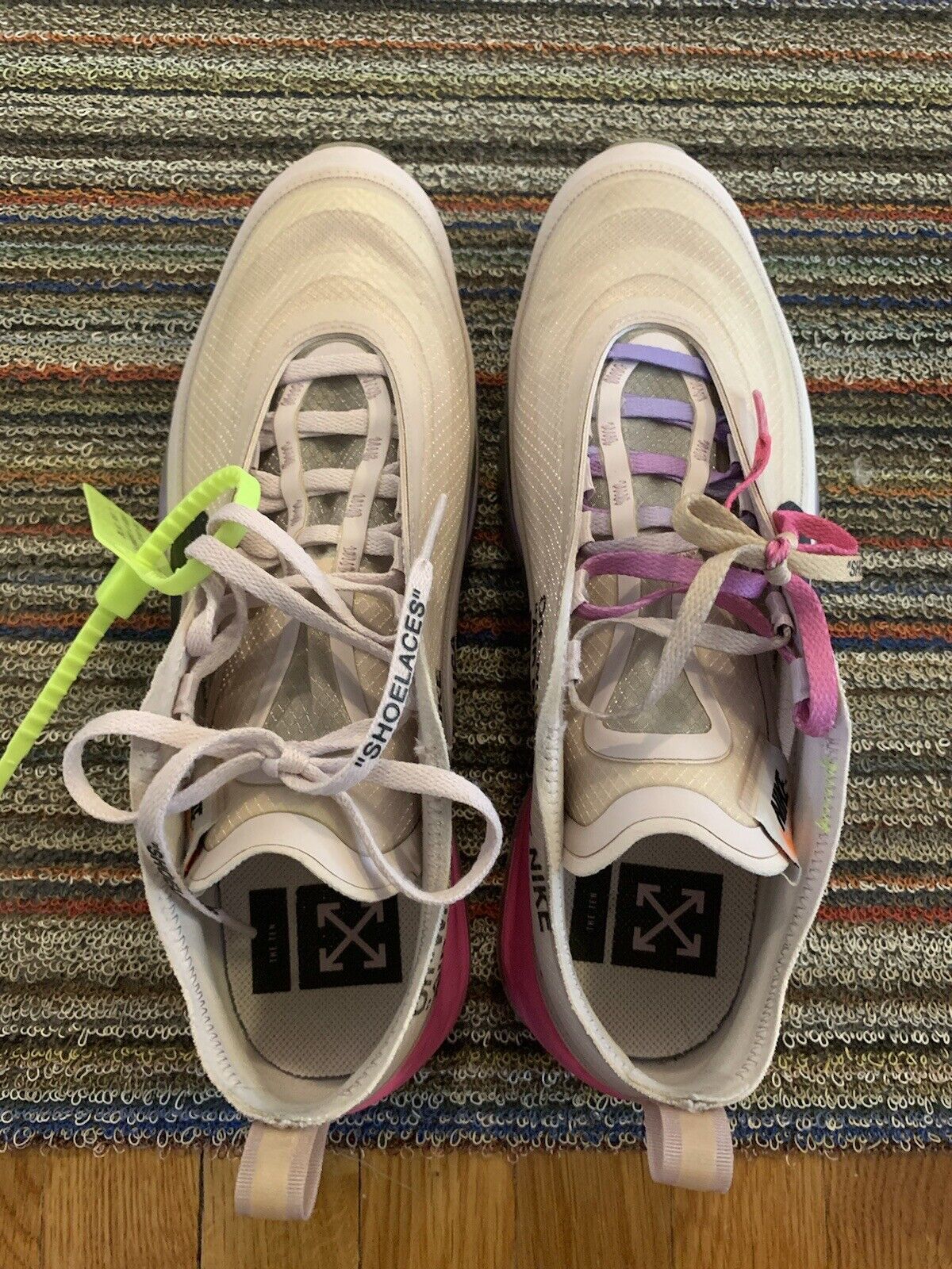 OFF WHITE X NIKE Taglia 9 5 Nike Air Max 97 OG x Serena Williams x BIANCO SPORCO Queen 2018