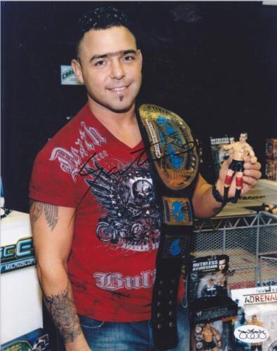 SANTINO MARELLA Signed 8X10 Color Photo WWE JSA Sticker